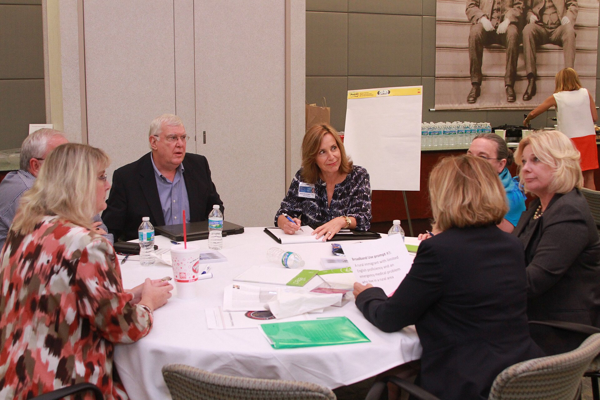 Participants developing health technology ideas for seniors and people with disabilities